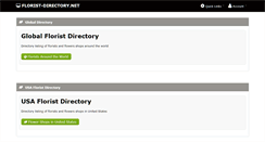 Desktop Screenshot of florist-directory.net
