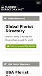 Mobile Screenshot of florist-directory.net